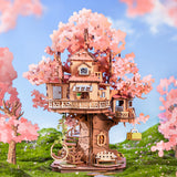 RoLife DIY Miniature House Sakura Tree House