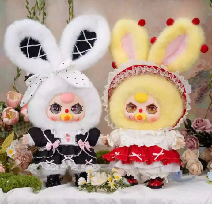 Baby Three 400%-Lolita's Dreamland Plush Dolls Series Blind Box Baby Three 400%-Lolita's Dreamland Plush Dolls Series Blind Box