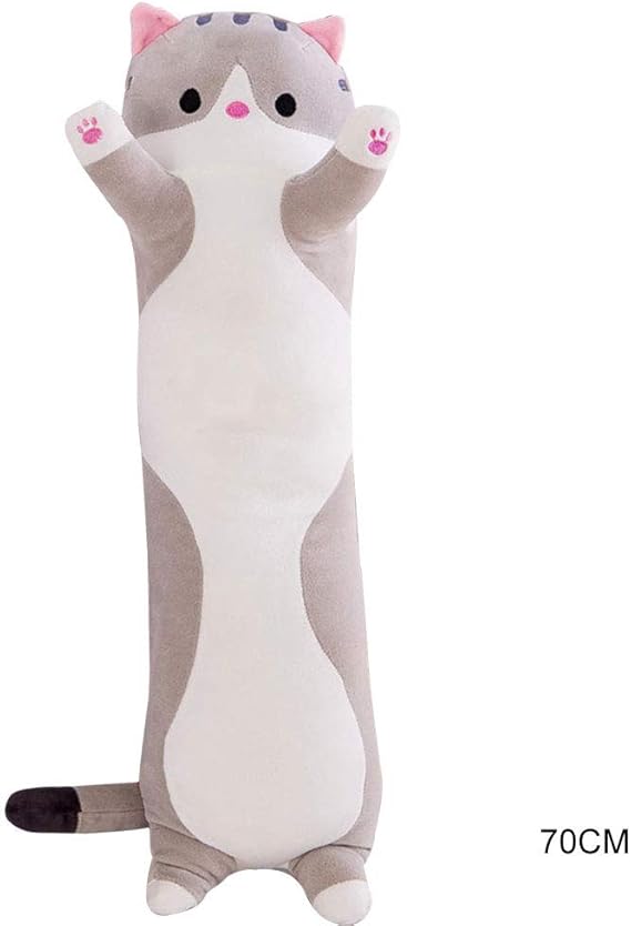 Cat long pillow-grey (70CM)