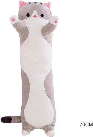 Cat long pillow-grey (70CM)