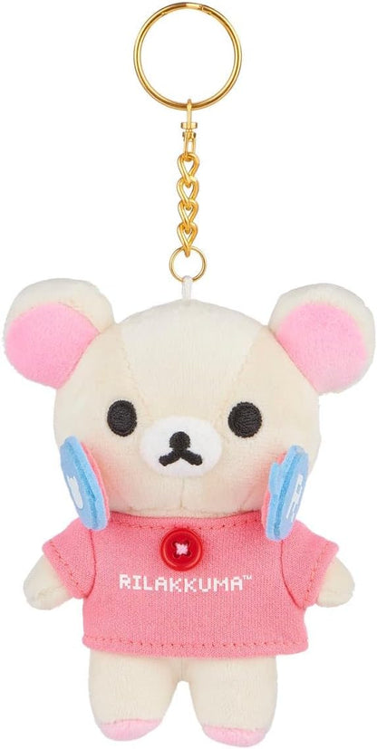 Brown Gaming Rilakkuma Keychain
