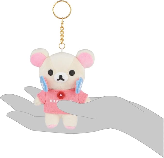 Brown Gaming Rilakkuma Keychain