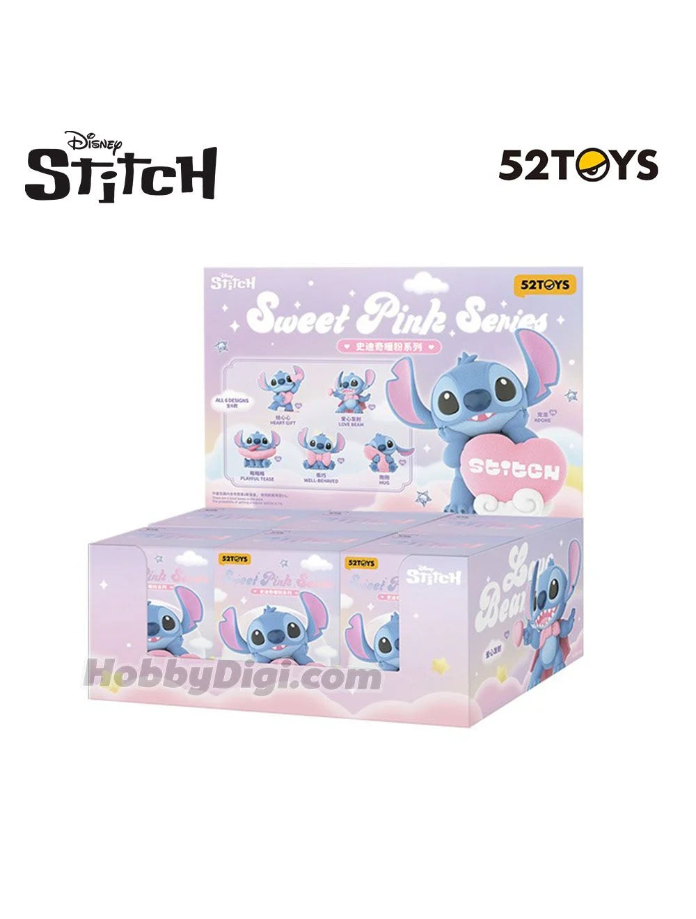 52TOYS Stitch Sweer Pink Series