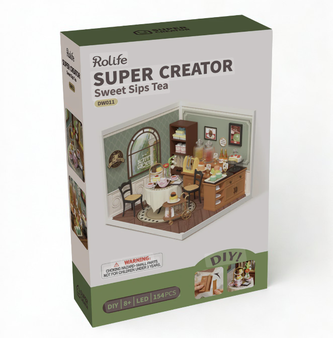 RoLife Sweet Sips Tea Miniature House
