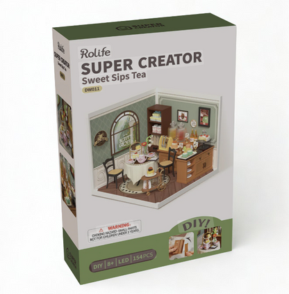 RoLife Sweet Sips Tea Miniature House