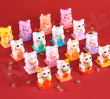 Choco Teddy Cat&You Lucky Cat Blessing Lot Pot Blind Box
