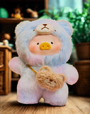 lulu pig good times series plastic face plush pendant
