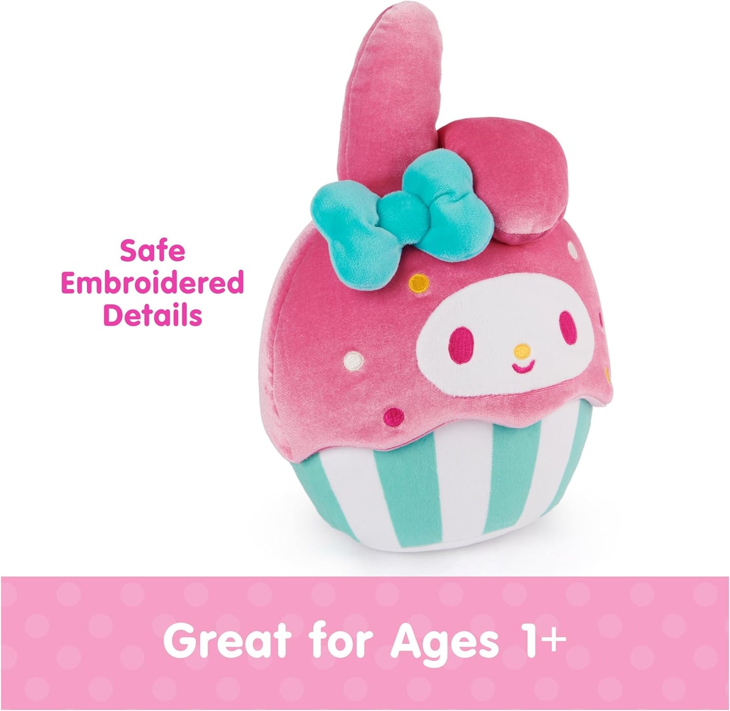 Pink rabbit Cupcake, 8 in