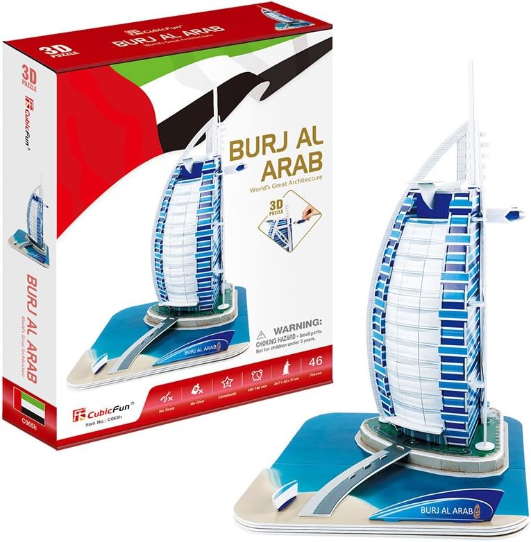 Cubic Fun Burj Al Arab Building 3D Puzzle