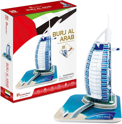 Cubic Fun Burj Al Arab Building 3D Puzzle