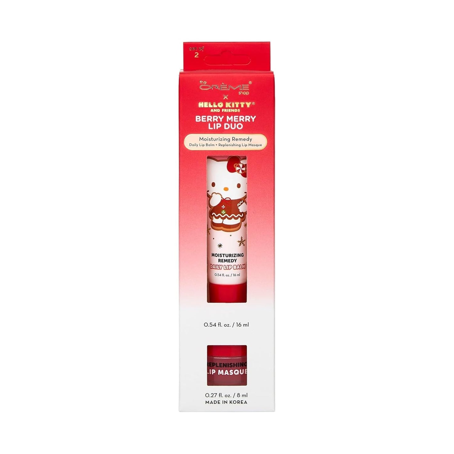 The Creme shop x Hello Kitty and Friends Berry Merry Lip Duo