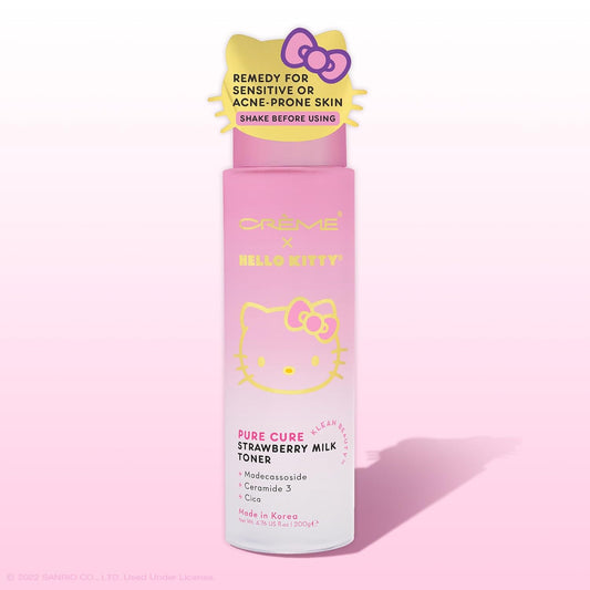 Creme x Hello Kitty Pure Cure Strawberry Milk Toner