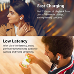 Aerosound3 Bluetooth Earbuds white