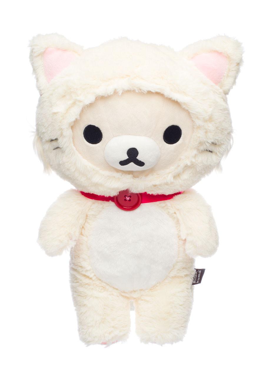 San-X Original Korilakkuma White Fluffy Cat Plush