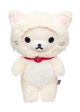 San-X Original Korilakkuma White Fluffy Cat Plush