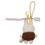 Bruna Cacao Bruna Fluffy Bag Charm - Miffy (Milk Chocolate) Keychain