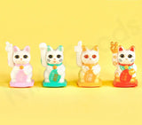 Choco Teddy Cat&You Lucky Cat Blessing Lot Pot Blind Box