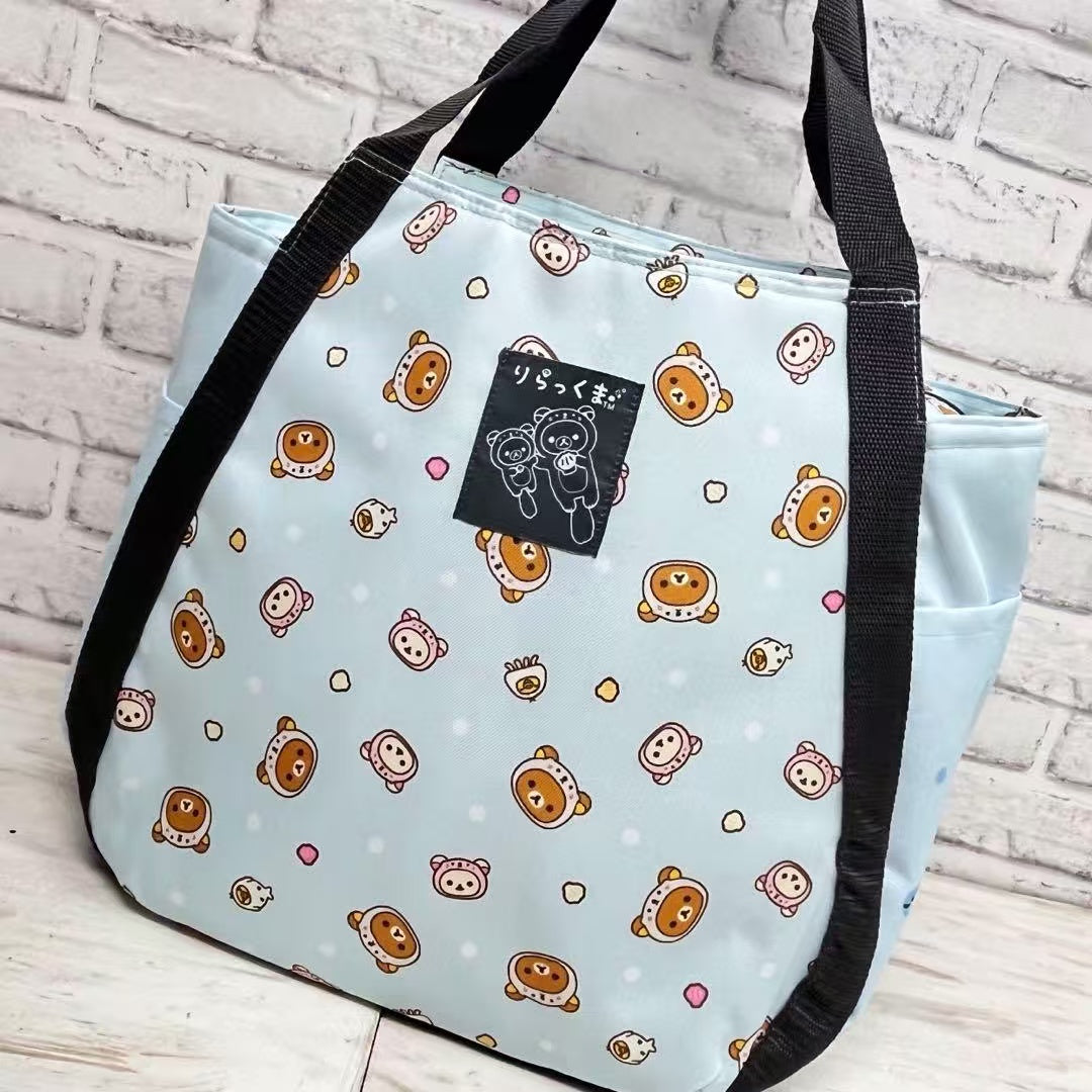 San-X Japan Blue Rilakkuma Tote Bag