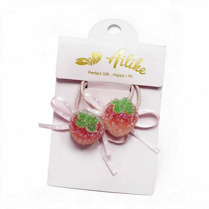 AiLike Strawberry Hair Ties