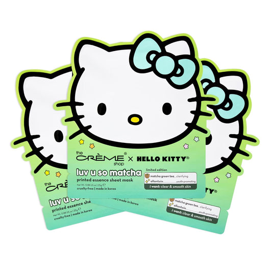 TCS SANRIO Hello Kitty Essence Sheet Mask (Matcha)