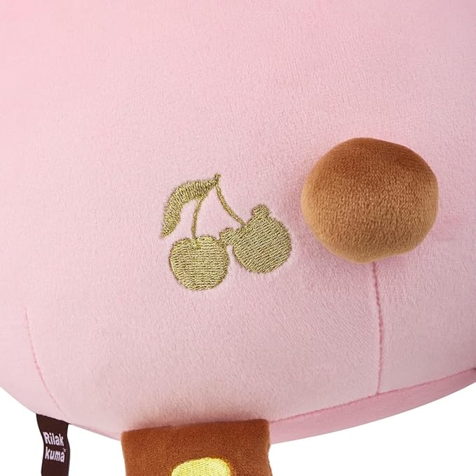 Chairoikoguma San-X Original Cherry Mochi Cushion Plush