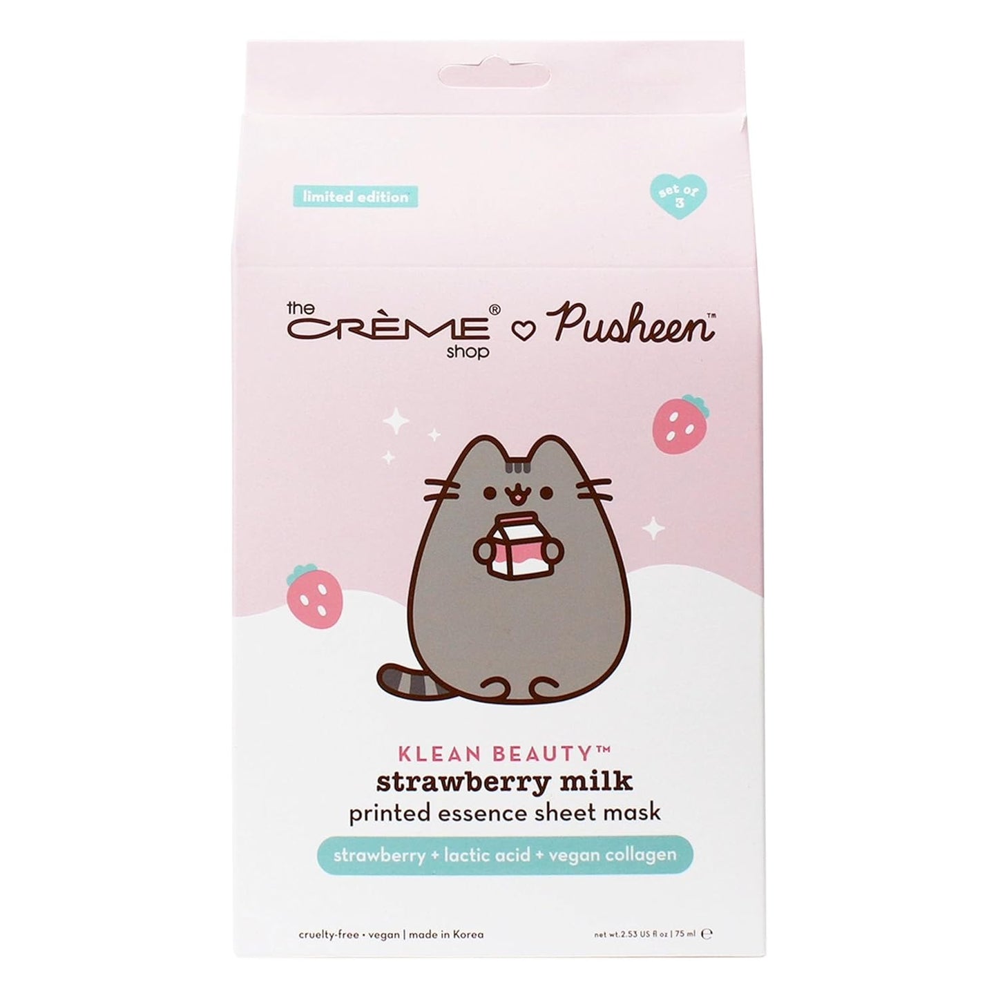 TCS PUSHEEN Purr-fect Skin! Printed Essence Sheet Mask