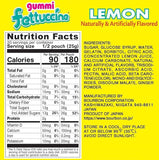 Bourbon gummi fettuccine lemon