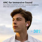Aerosound3 Bluetooth Earbuds Pink