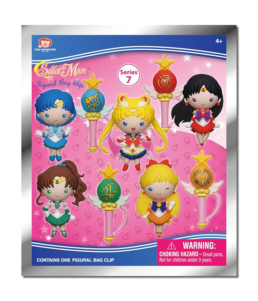 Sailor Moon Anime 3D Figural Foam Bag Clip Series 7