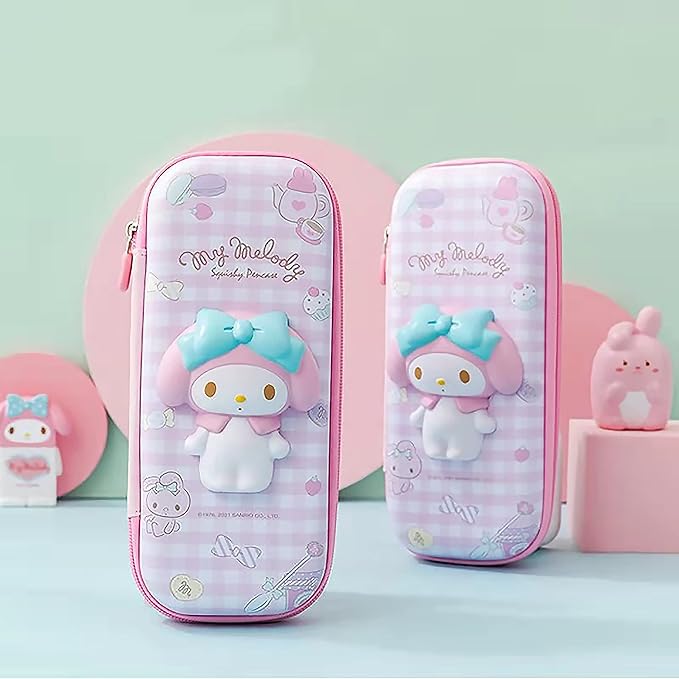 BEAUTIFUL SCHOOL PENCIL CASE MY MELODY SQUISHY