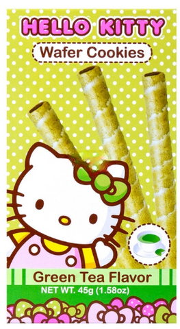 Cute Cat  waffer green tea flavor