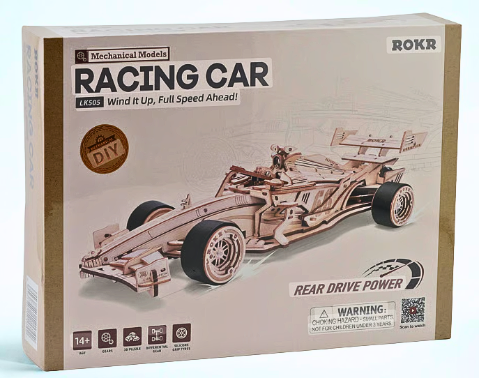 RoLife F1 Race Car - 3D DIY Wooden Model