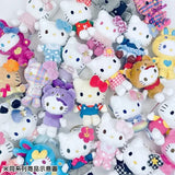 Hello Kitty : Tiny Chum Transformation Pink Keychain