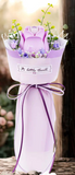 Rolife Purple Rose Bouquet – DIY 3D Puzzle Kit