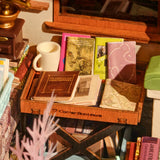 RoLife DIY Miniature House Corner Bookstore