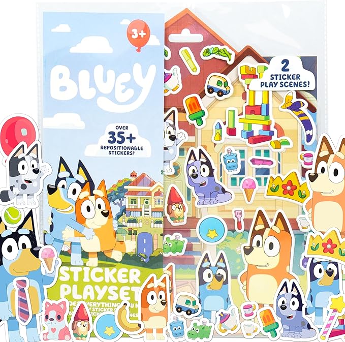BLUEY STICKER & ACTIVITY PLAYSET