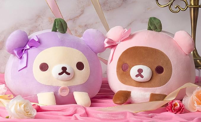 Chairoikoguma San-X Original Cherry Mochi Cushion Plush