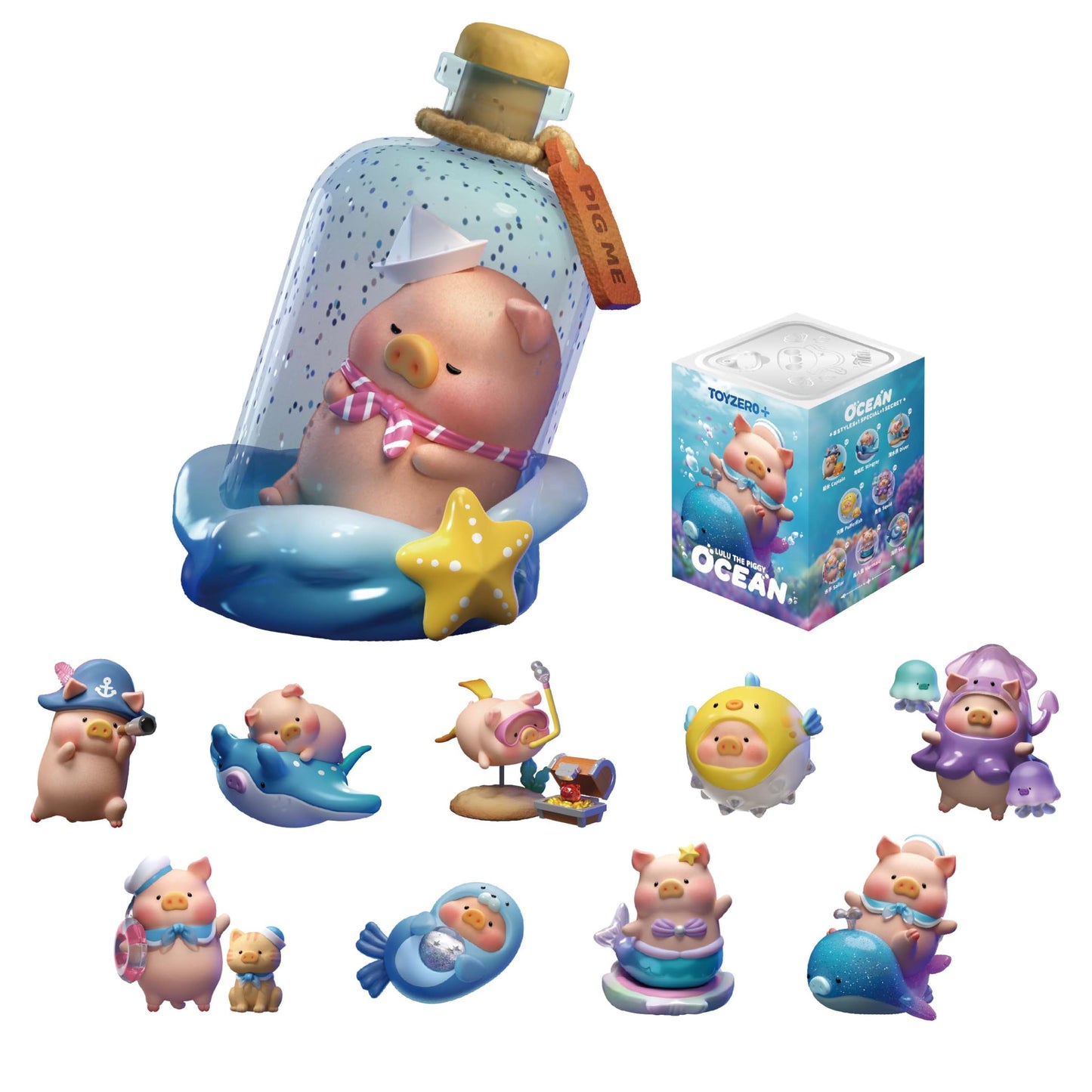 TOYZERO+ Lulu The Piggy Ocean Blind Box