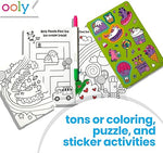 Ooly Let's Go Activity & Coloring Book Kit - Unicorn Candy Town