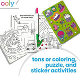 Ooly Let's Go Activity & Coloring Book Kit - Unicorn Candy Town