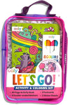 Ooly Let's Go Activity & Coloring Book Kit - Unicorn Candy Town