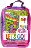 Ooly Let's Go Activity & Coloring Book Kit - Unicorn Candy Town