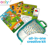 Ooly Let's Go Activity & Coloring Book Kit - Robo Dinosaurs