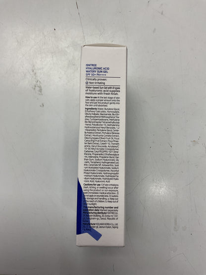 ISNTREE HYALURONIC ACID WATERY SUN GEL_50ml