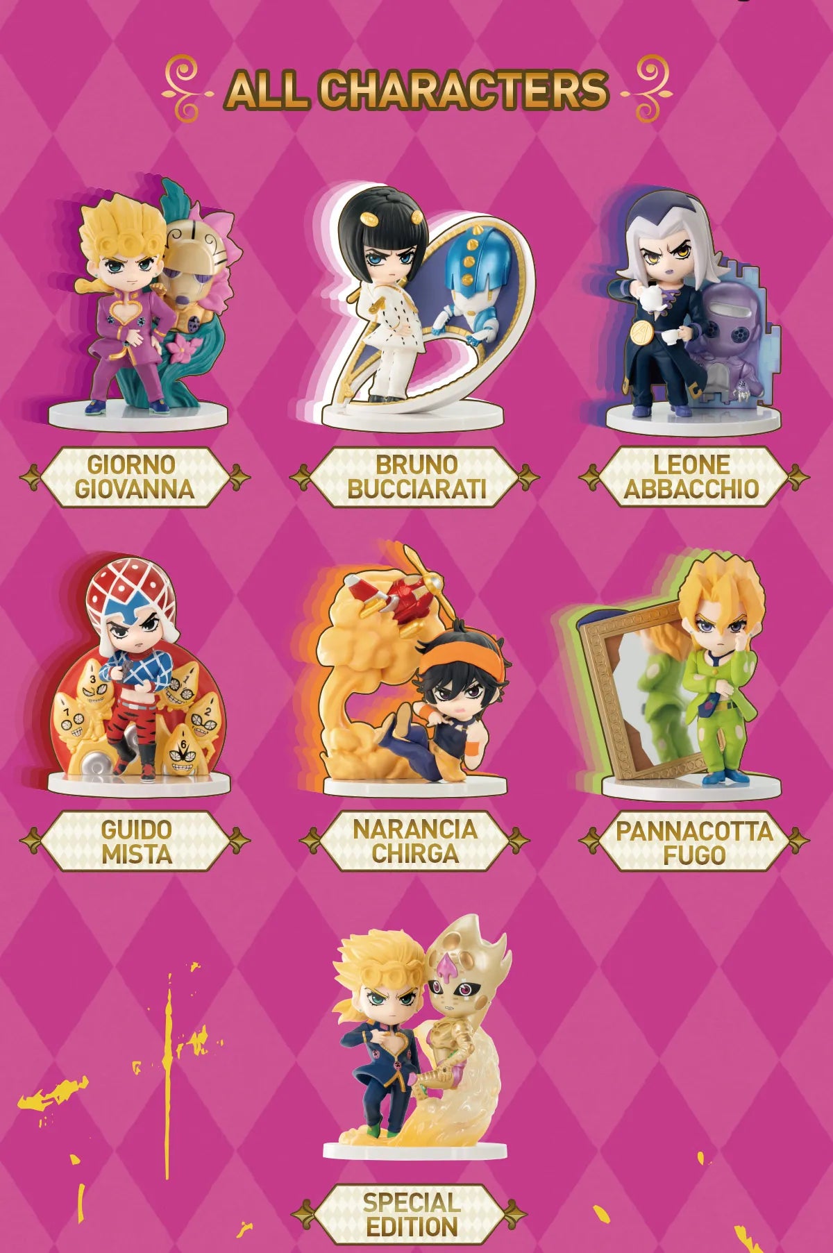 Jojos Bizarre Adventure Golden Wind Blind Box