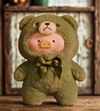 lulu pig good times series plastic face plush pendant