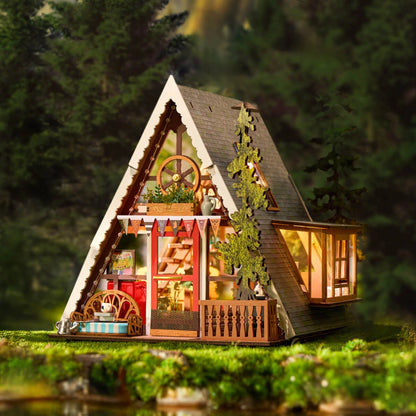 RoLife DIY Miniature House A-Frame Cabin