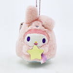 Sanrio Nakajima My Melody Starry Ghost Plush Keychain
