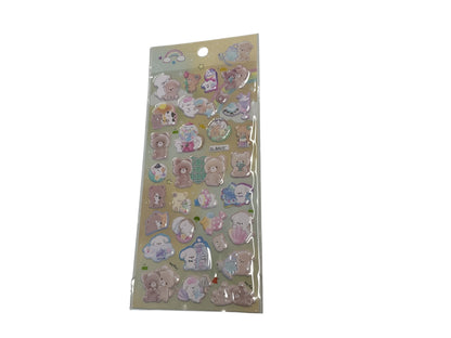 SL-BAV01-04 METTE PASTEL ANIMAL STICKER