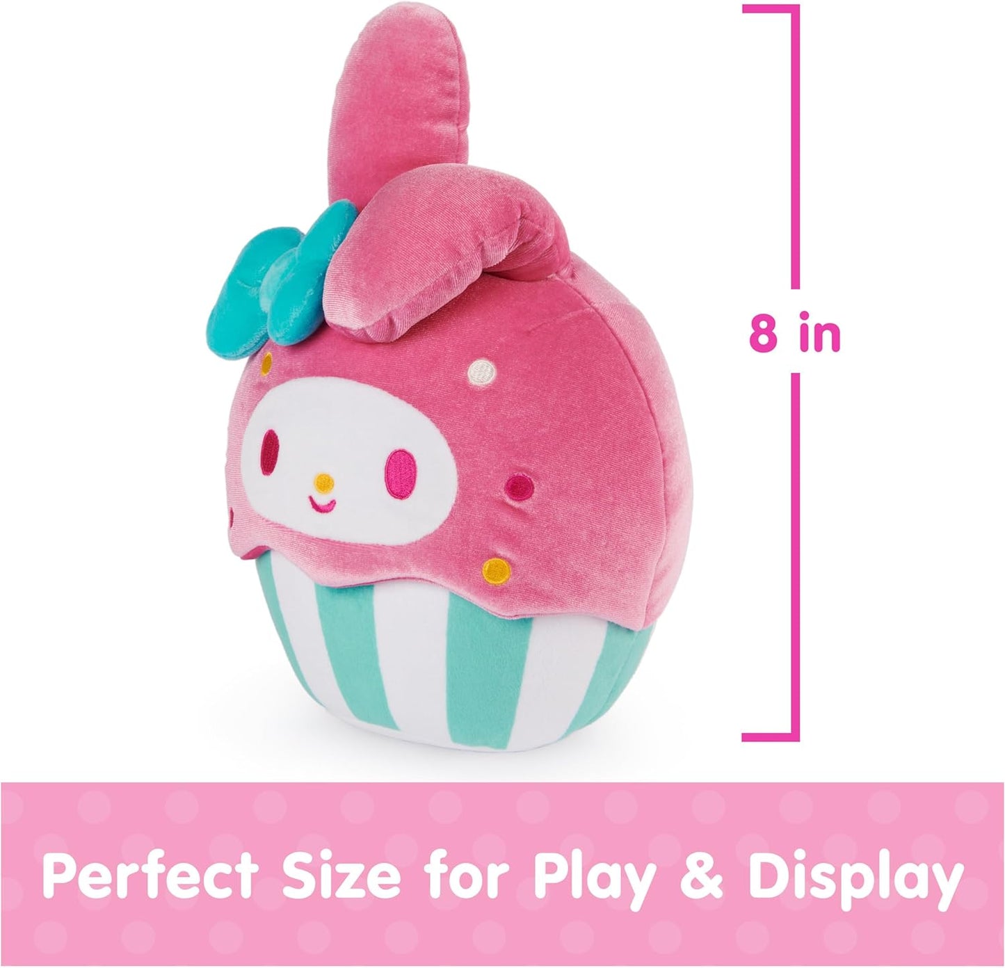 Pink rabbit Cupcake, 8 in